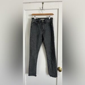 Levi’s Wedgie Jeans Womens Waist Size 24 Black